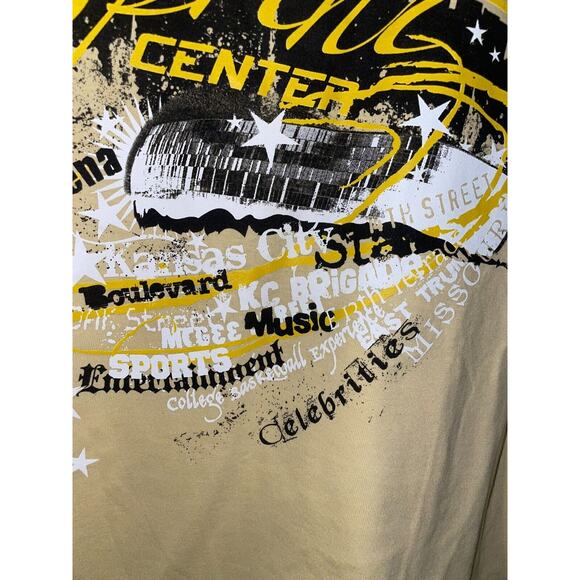 Vintage Sprint Center Shirt Events Arena Music Sports Yellow Graphic Tee Y2K M - Picture 5 of 11